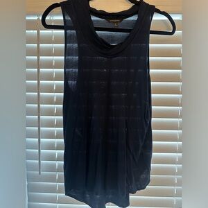 Navy blue blouse by Banana Republic medium